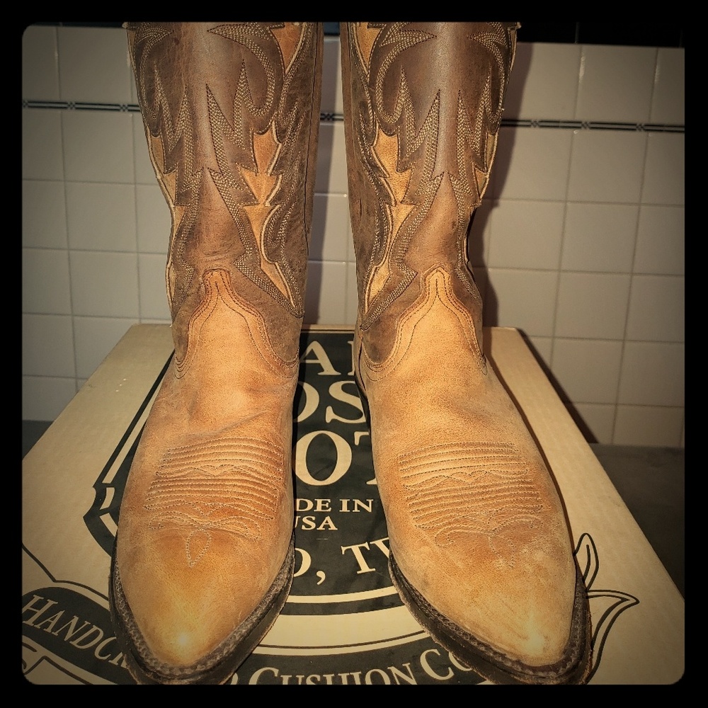 Dan Post 4165 Women's Gold/Beige Crazyhorse Boots